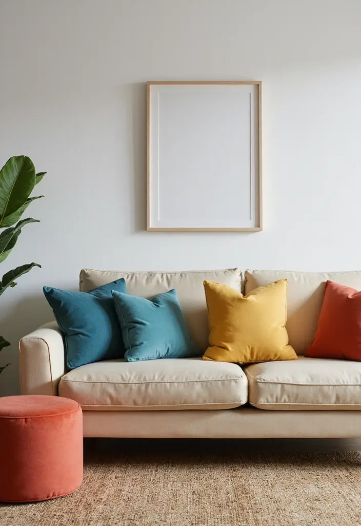 30 Beige Couch Living Room Decor Ideas - 18. Fun and Functional Accent Chairs 1