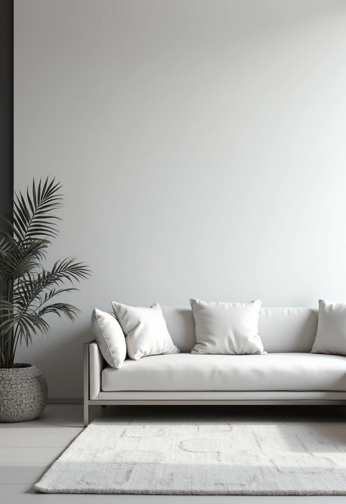 30 Black and Gray Living Room Decor Ideas - 3. Minimalist Furniture 1