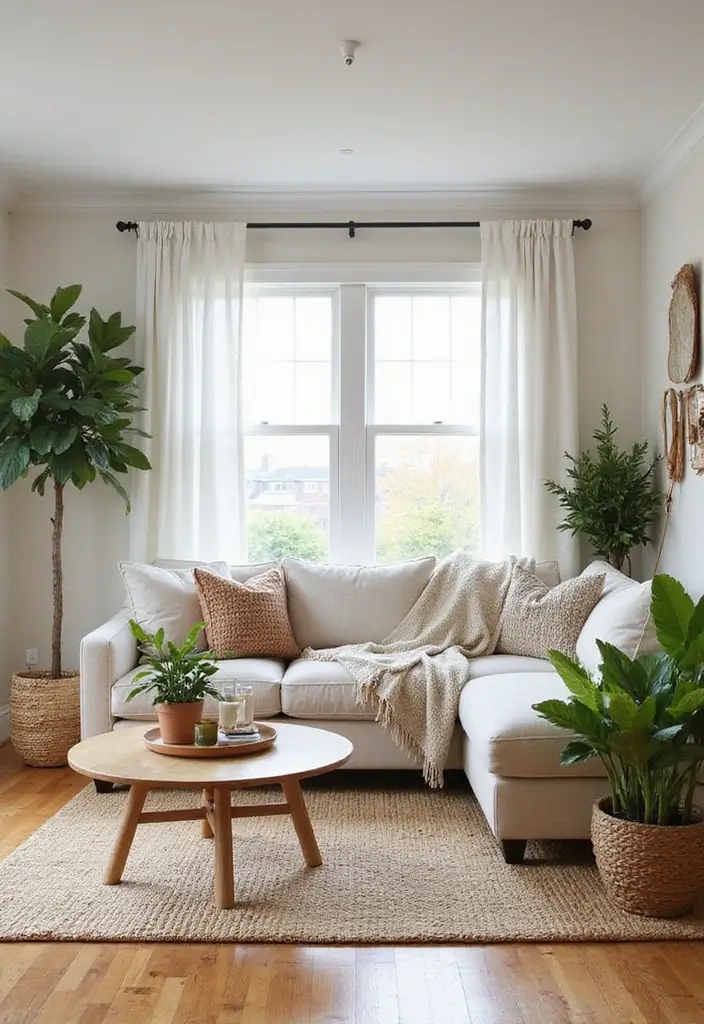 30 Brown Living Room Decor Ideas for Cozy Homes - 20. Warm-Weather Updates 1