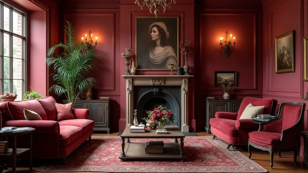 30 Burgundy Living Room Decor Ideas for Warmth
