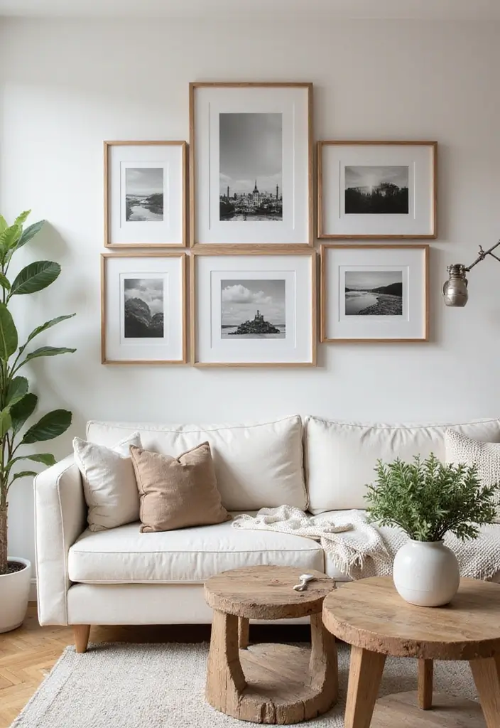 30 DIY Living Room Decor Ideas on a Budget - 28. Unique Picture Frames 1