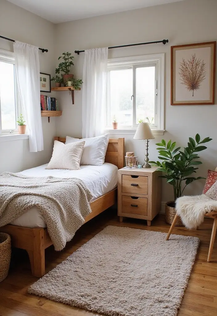 30 Dorm Living Room Decor Ideas on a Budget - 9. Cozy Area Rugs 1