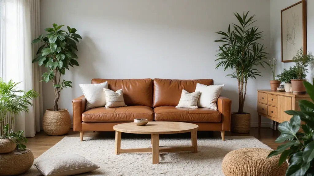 30 Eco-Friendly Leather Couch Living Room Decor Ideas