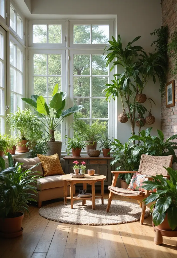 30 English Country Living Room Decor Ideas - 9. Natural Elements 1