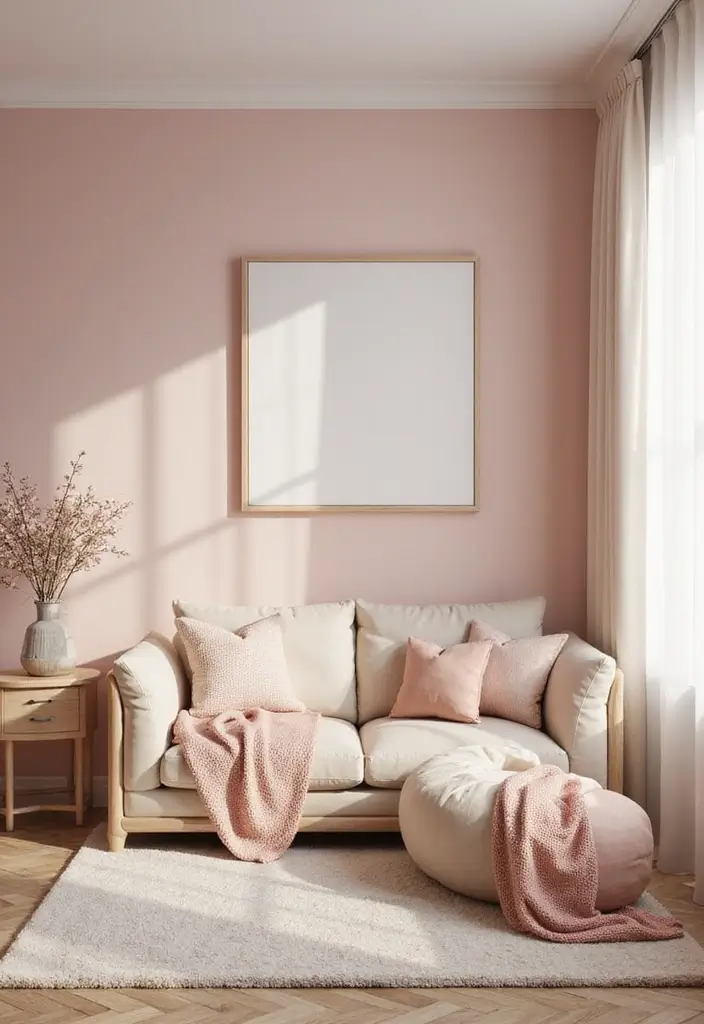 30 French Living Room Decor Ideas for Chic Style - 17. Soft Color Palette 1