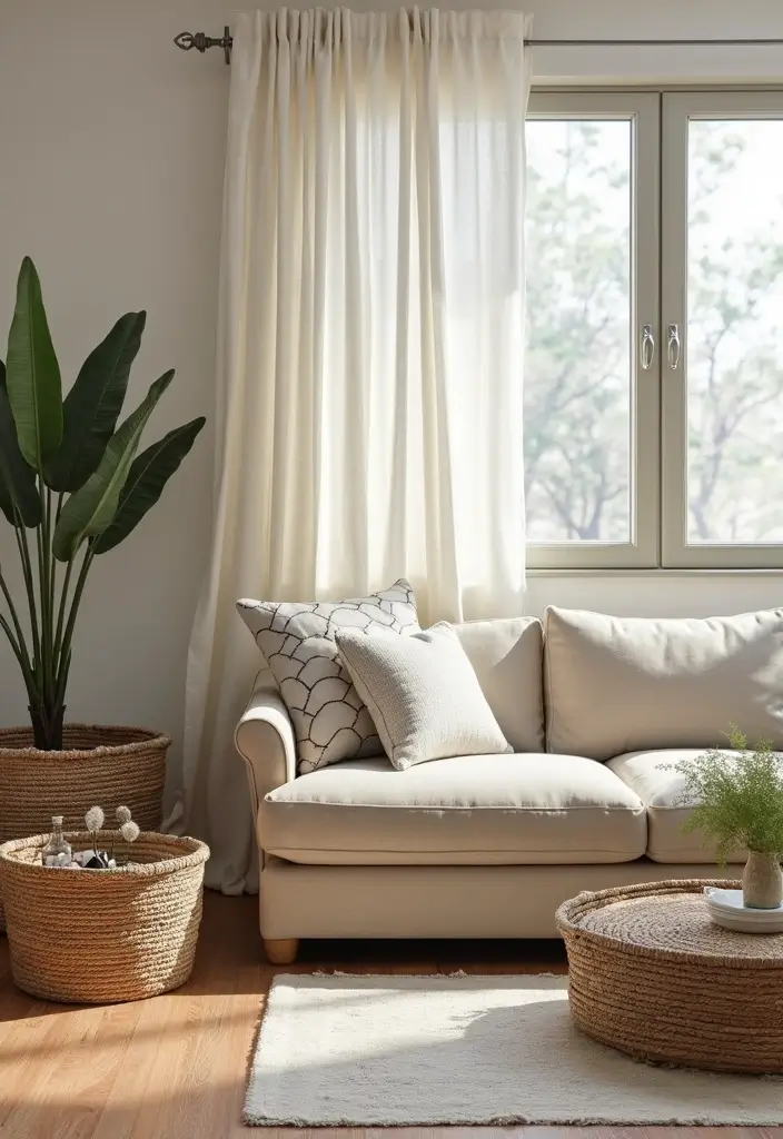 30 Glam Living Room Decor Ideas for Sparkle - 28. Decorative Storage Solutions 1