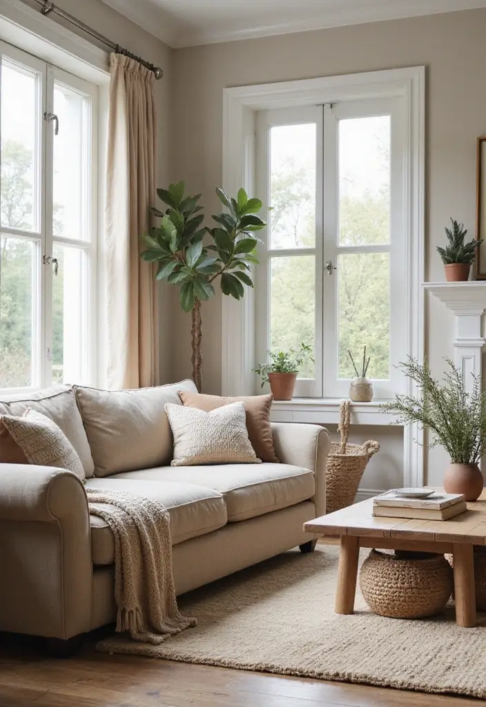 30 Glam Living Room Decor Ideas for Sparkle - 30. Seasonal Decor Changes 1