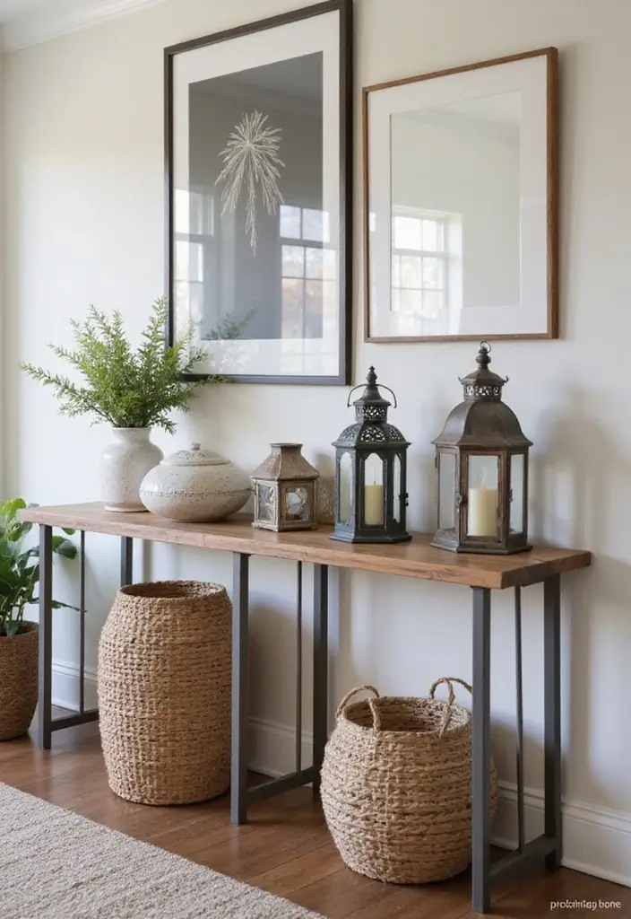 30 Lantern Living Room Decor Ideas - 17. Lanterns of Various Materials 1