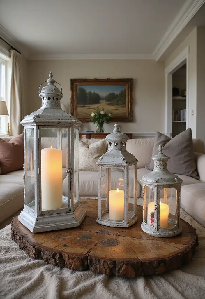 30 Lantern Living Room Decor Ideas - 24. Lanterns as Part of a Themed Decor 1