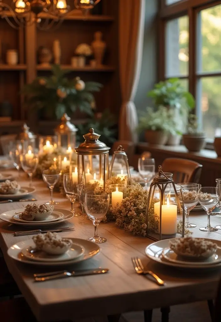 30 Lantern Living Room Decor Ideas - 6. Lantern Centerpieces 1