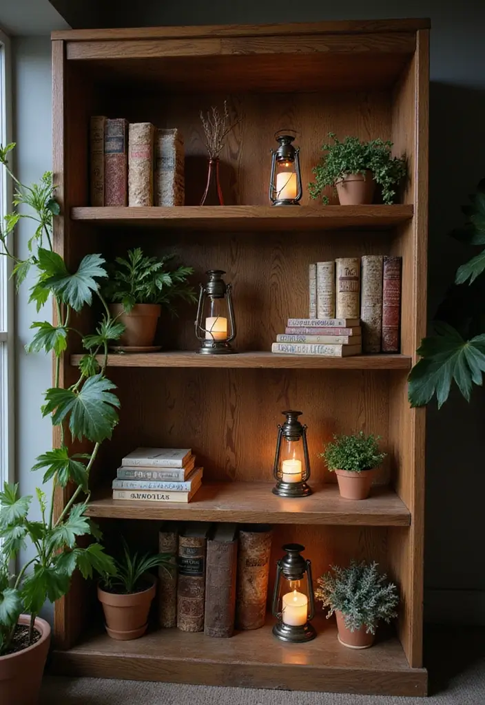 30 Lantern Living Room Decor Ideas - 7. Lanterns in Unexpected Spaces 1