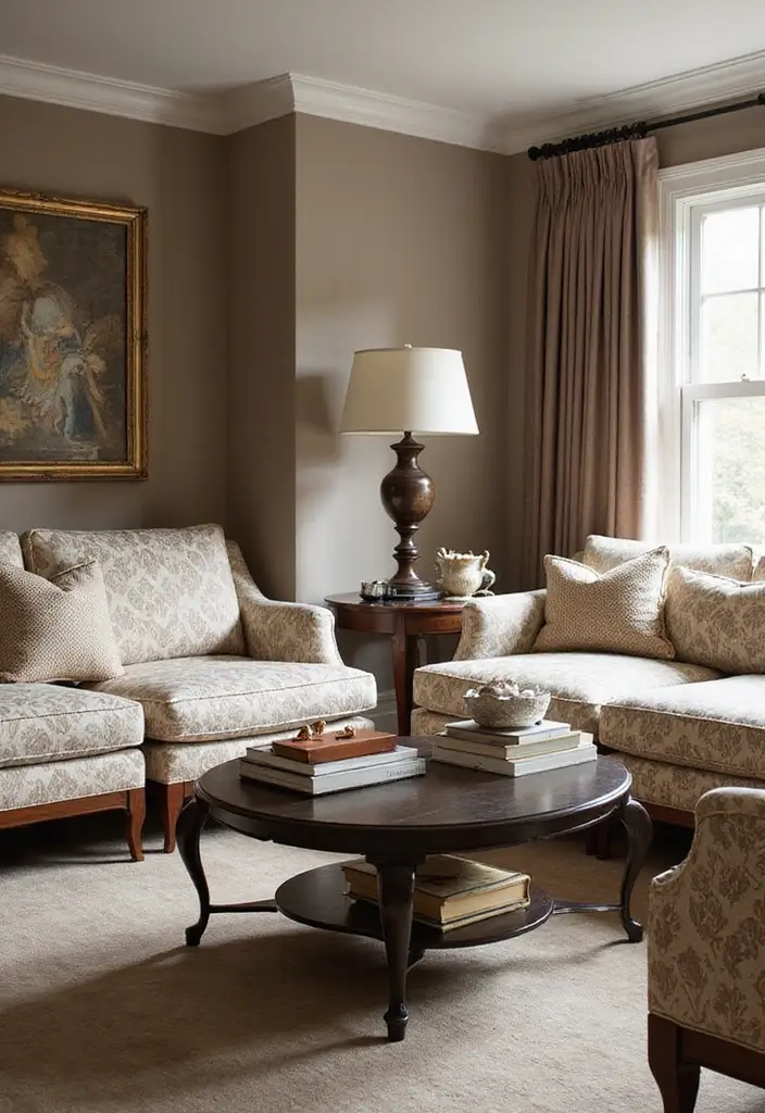 30 Living Room Color Decor Ideas - 24. Elegant Taupe 1