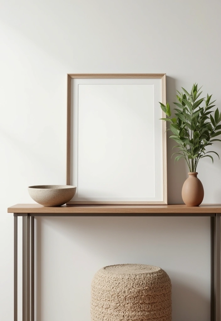 30 Living Room Console Table Decor Ideas - 3. Artistic Displays 1