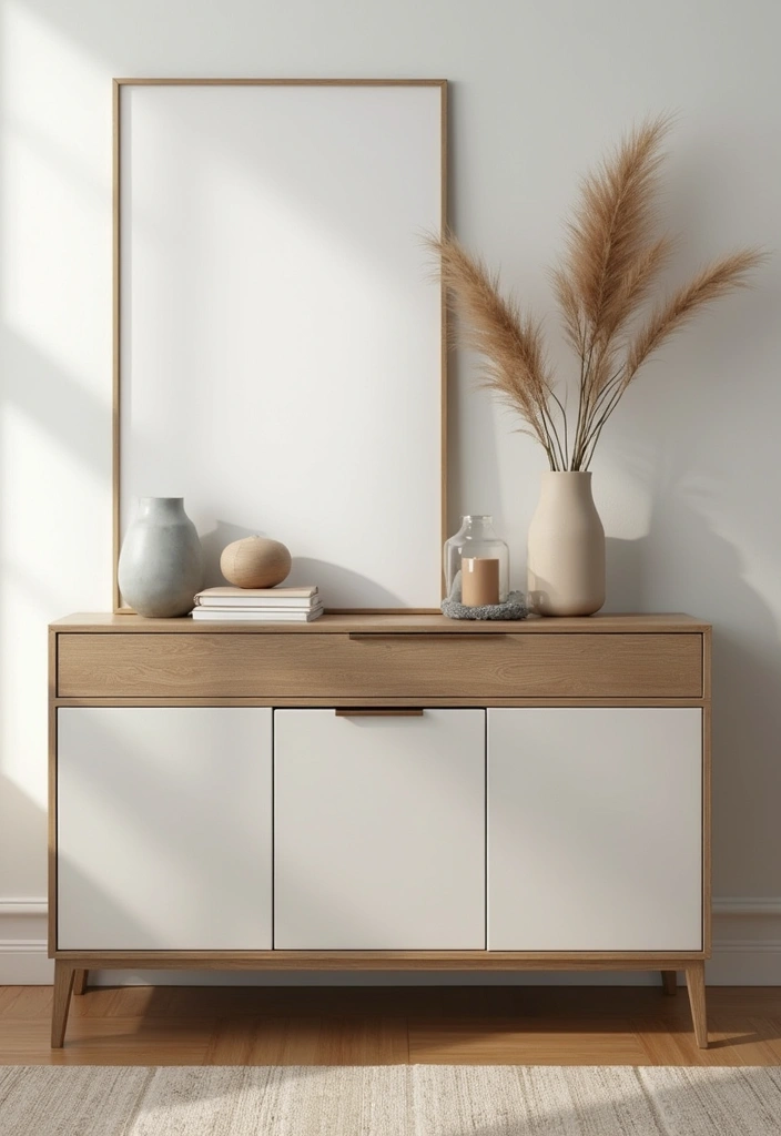 30 Living Room Console Table Decor Ideas - 30. Function Meets Style 1