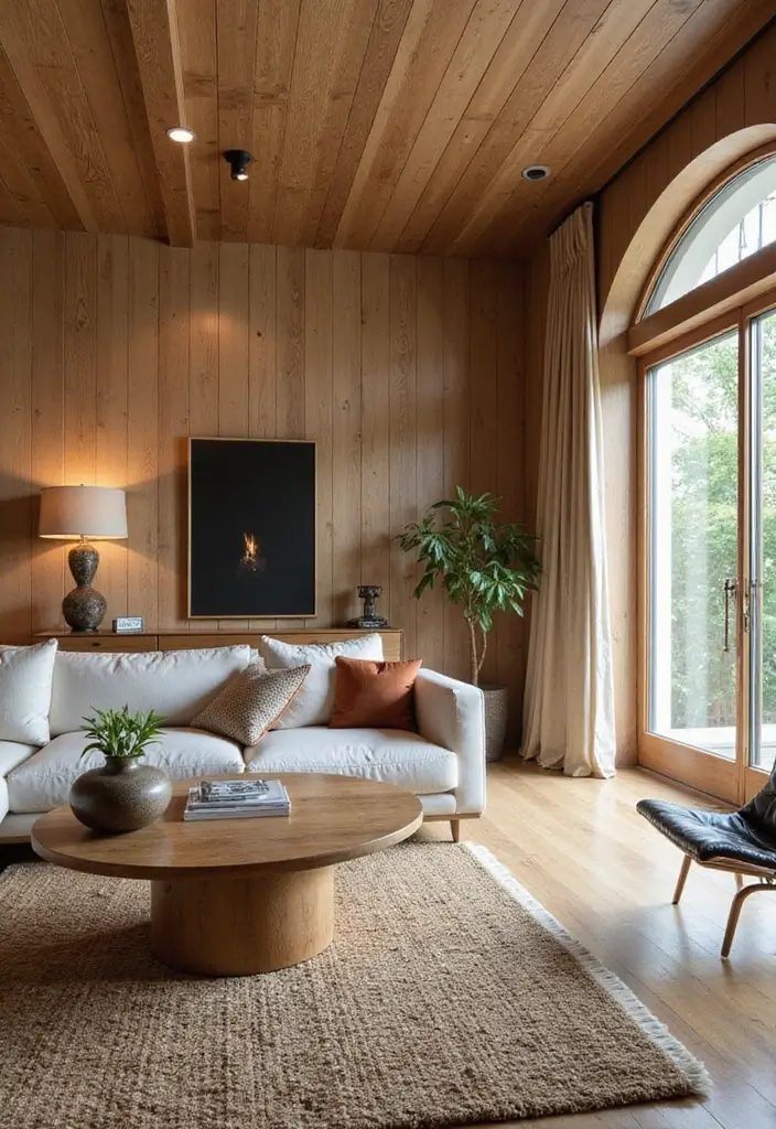 30 Luxury Living Room Decor Ideas for Elegant Homes - 12. Sustainable Wall Treatments 1