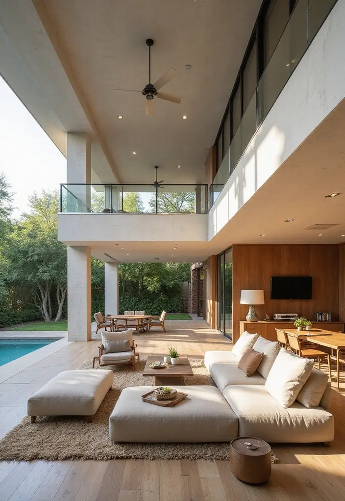 30 Luxury Living Room Decor Ideas for Elegant Homes - 26. Open Space Design 1