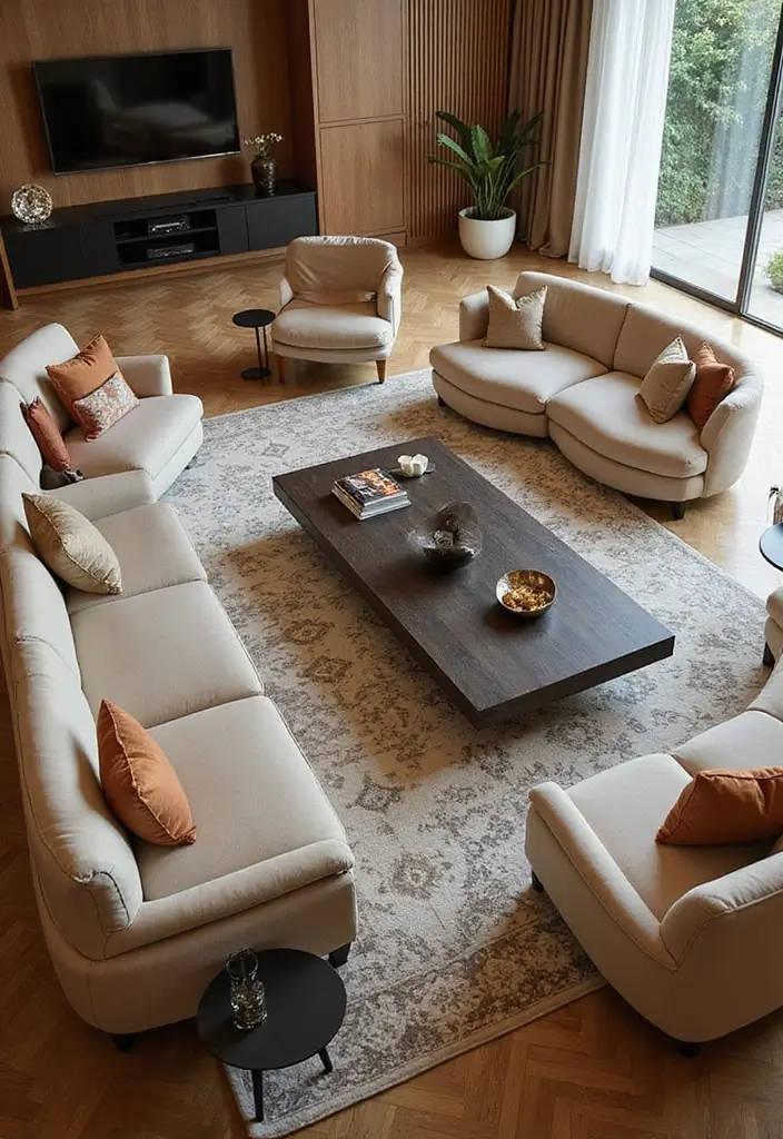 30 Luxury Living Room Decor Ideas for Elegant Homes - 30. Thoughtful Layouts 1