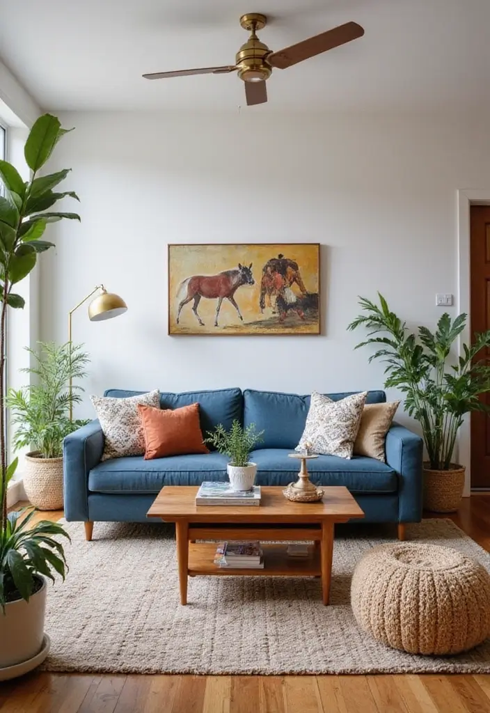 30 Mid Century Modern Living Room Decor Ideas - 30. Embrace the Imperfect 1