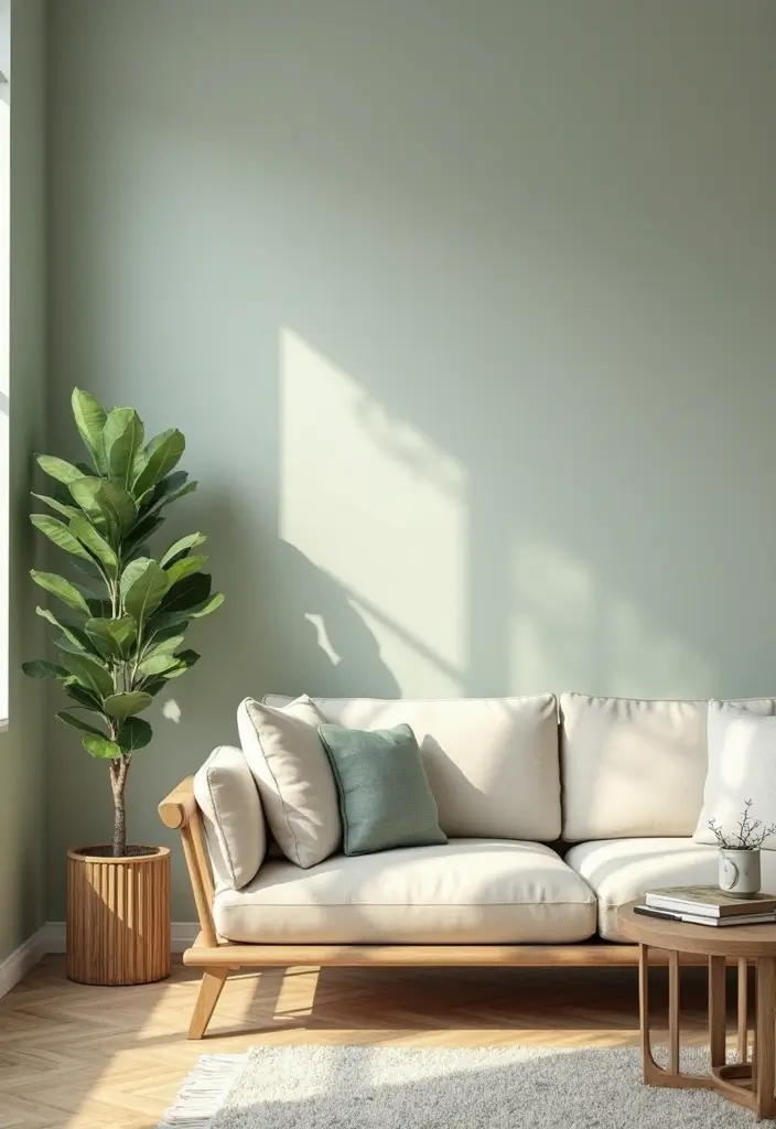 30 Natural Living Room Decor Ideas: Embrace Sustainable Bohemian Style - 4. Eco-Friendly Paint Options 1