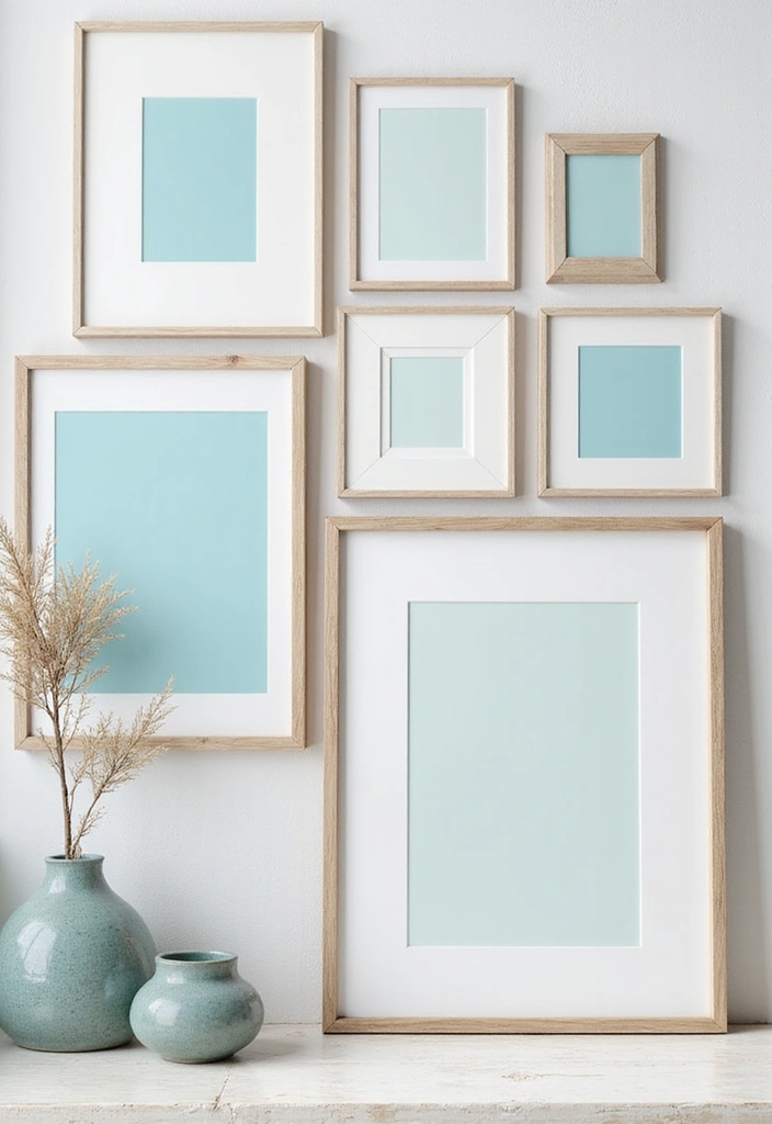 30 Navy Blue Living Room Decor Ideas - 2. Coastal Artwork 1