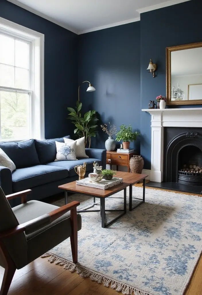30 Navy Blue Living Room Decor Ideas - Conclusion 1