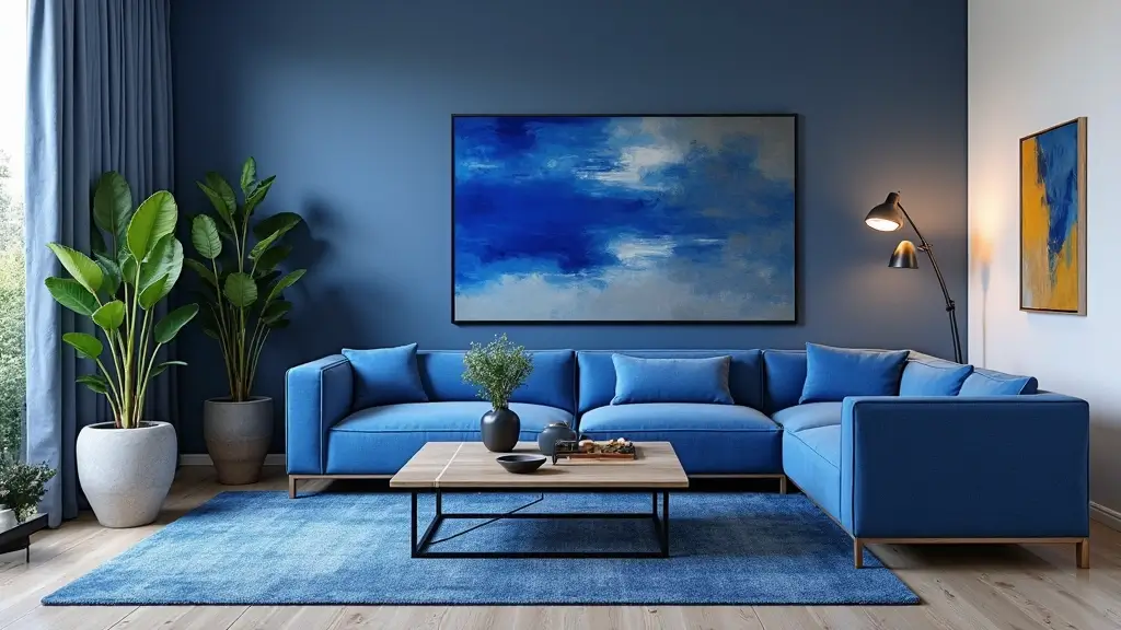 30 Royal Blue Living Room Decor Ideas