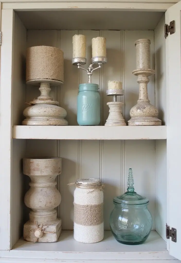 30 Rustic Living Room Cabinet Decor Ideas to Elevate Your Space - 15. DIY Rustic Decor Projects 1