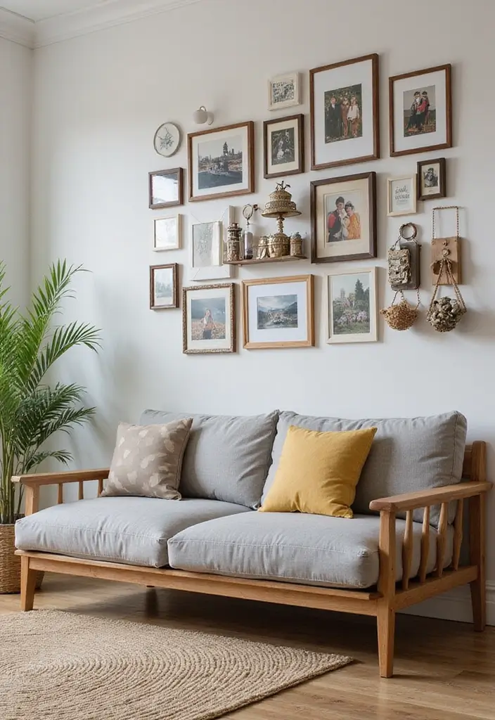 30 Spring Living Room Decor Ideas to Refresh Your Home - 29. Personalize with Memories 1