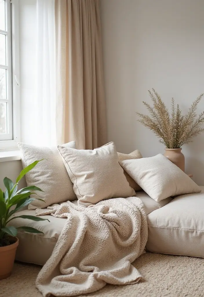 30 Spring Living Room Decor Ideas to Refresh Your Home - 3. Eco-Friendly Textiles 1