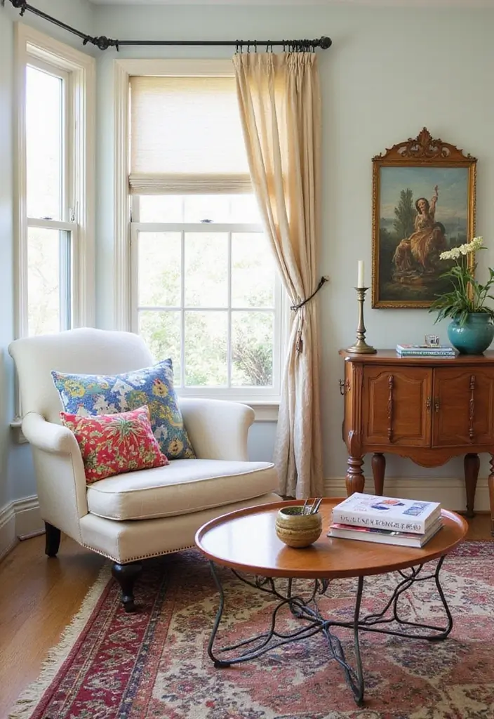 30 Spring Living Room Decor Ideas to Refresh Your Home - 8. Upcycled Furniture 1