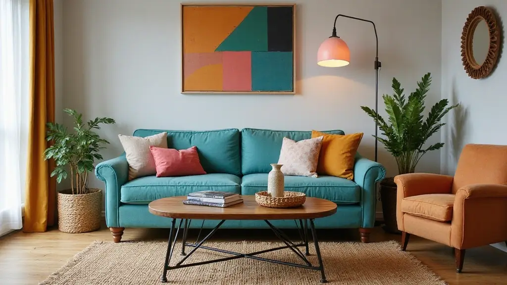 30 Teal Sofa Living Room Decor Ideas