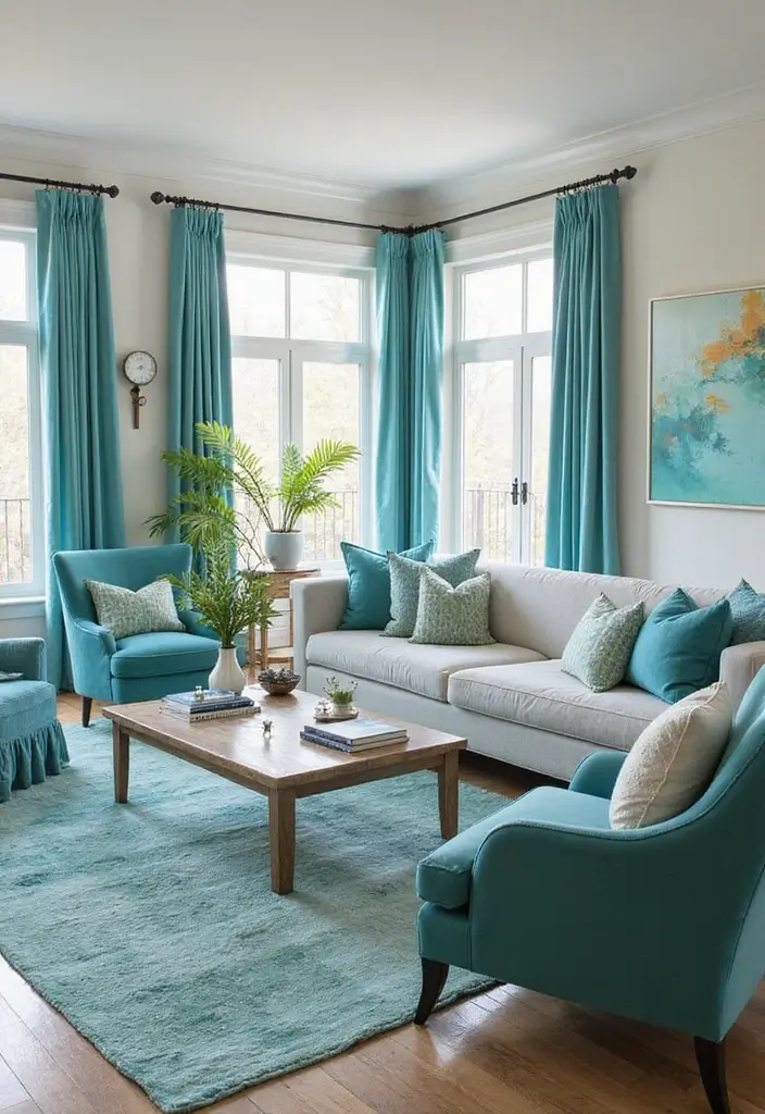 30 Turquoise Living Room Decor Ideas for Bold Style - Conclusion 1