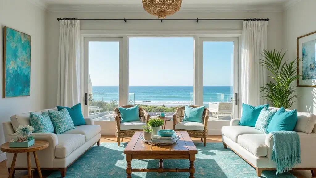 30 Turquoise Living Room Decor Ideas for Bold Style