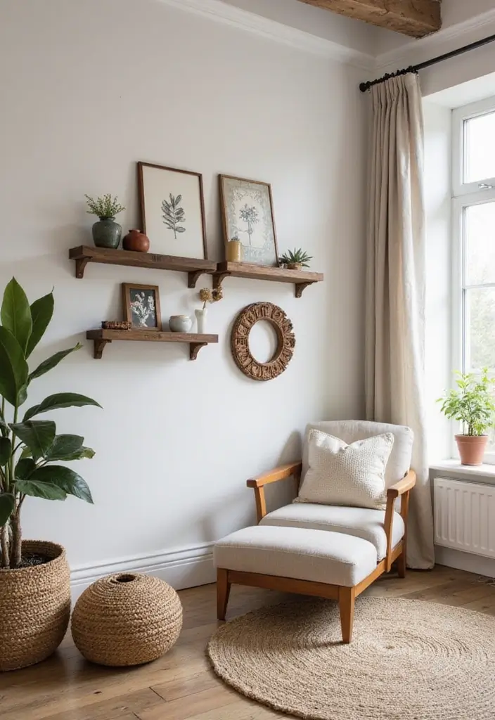 30 Vintage-Inspired Traditional Living Room Decor Ideas - 6. Rustic Living Room Accents 1