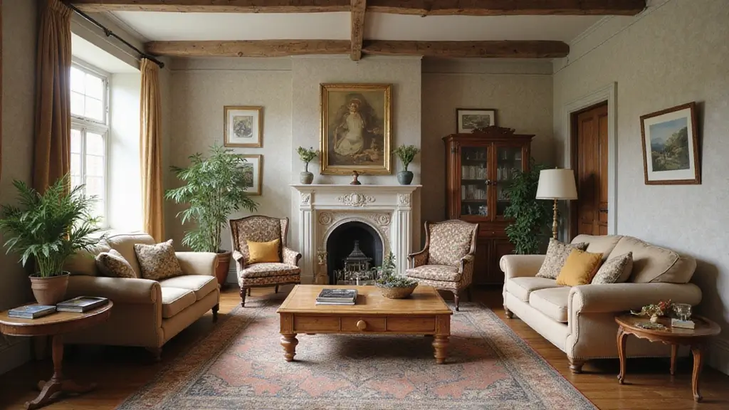 30 Vintage-Inspired Traditional Living Room Decor Ideas