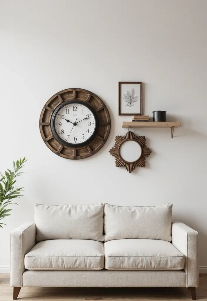 30 Wall Decor Ideas Above the Couch - 24. Art with a Purpose 1