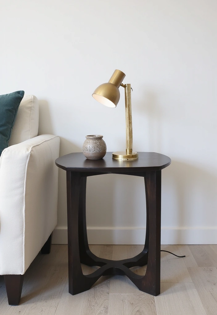 30 White Couch Living Room Decor Ideas - 7. Functional Side Tables 1