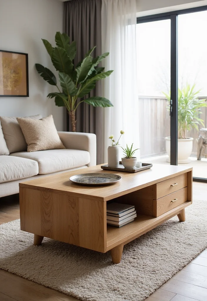 29 Modern Coffee Tables for a Sleek Living Room - 12. The Convertible Coffee Table 1