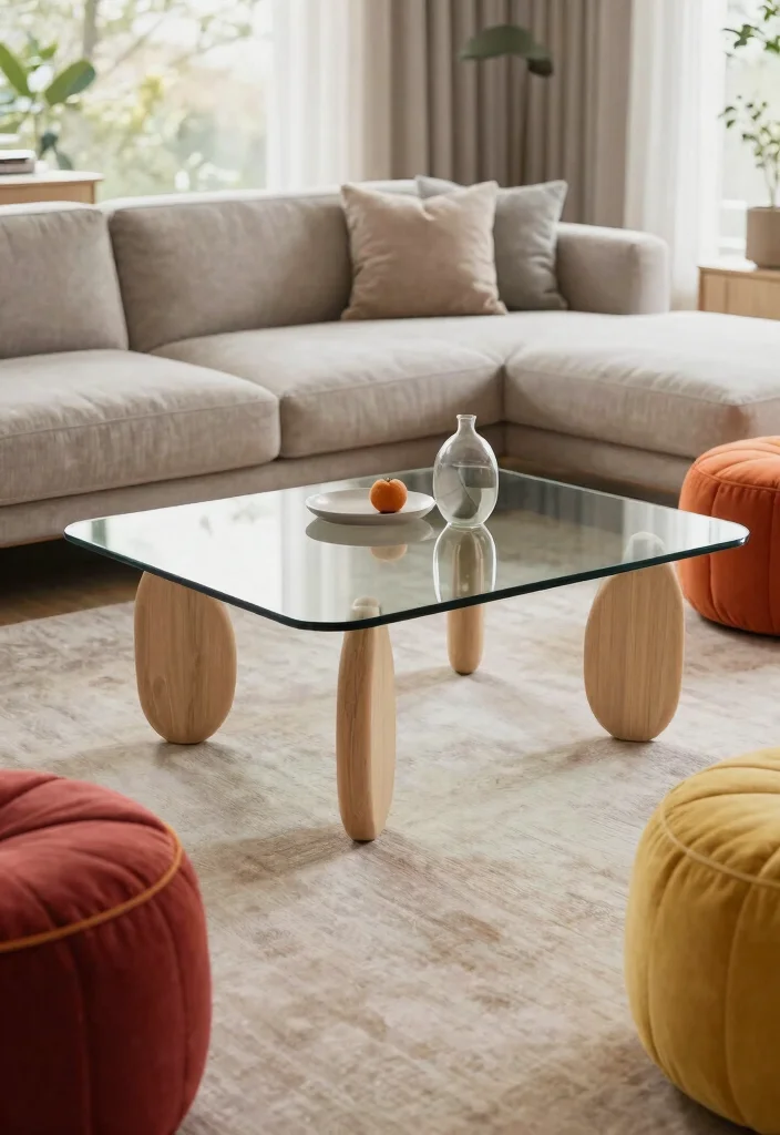29 Modern Coffee Tables for a Sleek Living Room - 27. The Elevated Coffee Table 1