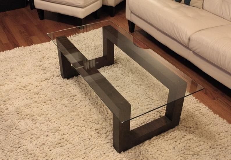29 Modern Coffee Tables for a Sleek Living Room - 5. The Glass Top Table 1