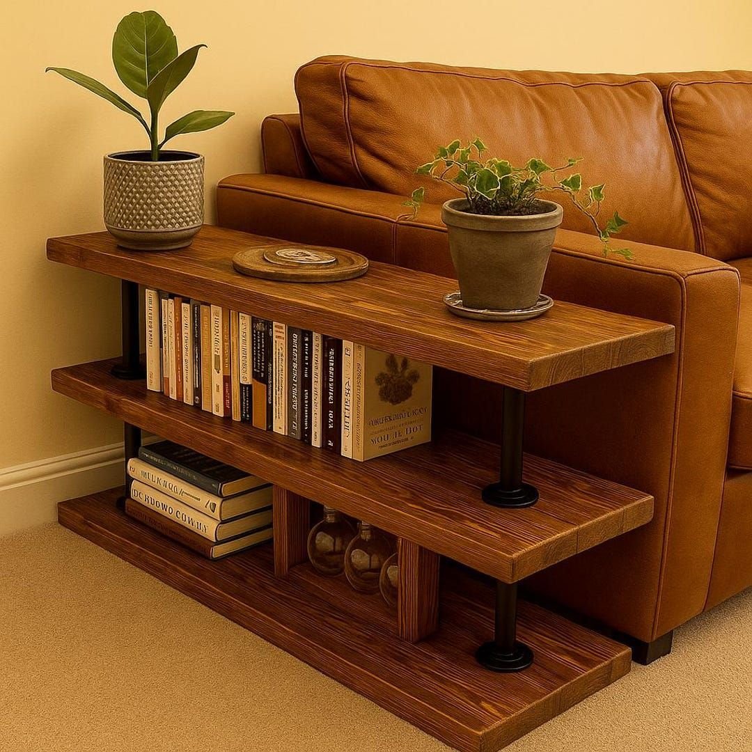 29 Modern Coffee Tables for a Sleek Living Room - 8. The Vintage-Inspired Coffee Table 1