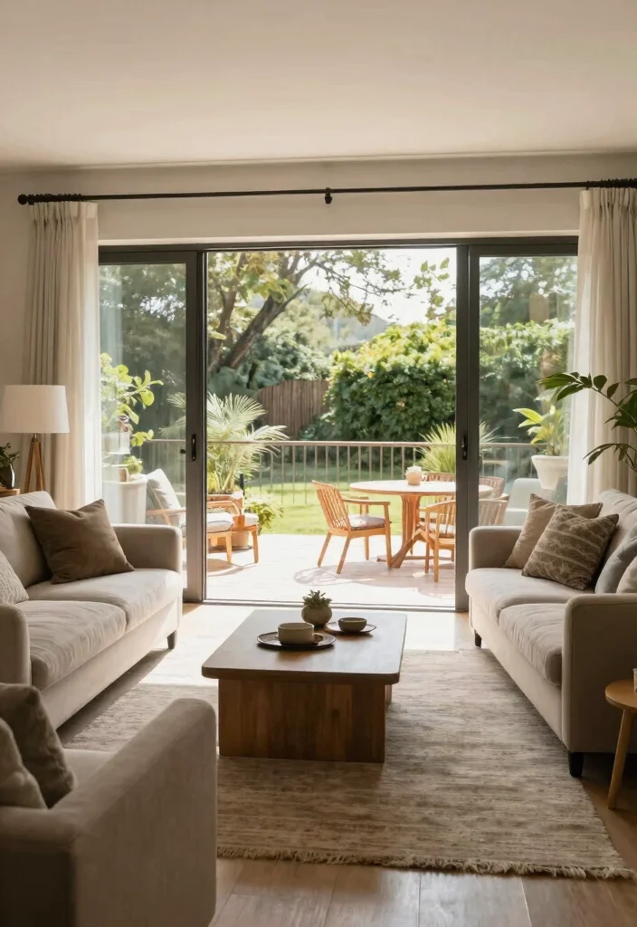 30 Air Bnb Ideas Decor Living Room Tips for a Cozy Guest Ready Space - 19. Encourage Outdoor Access 1