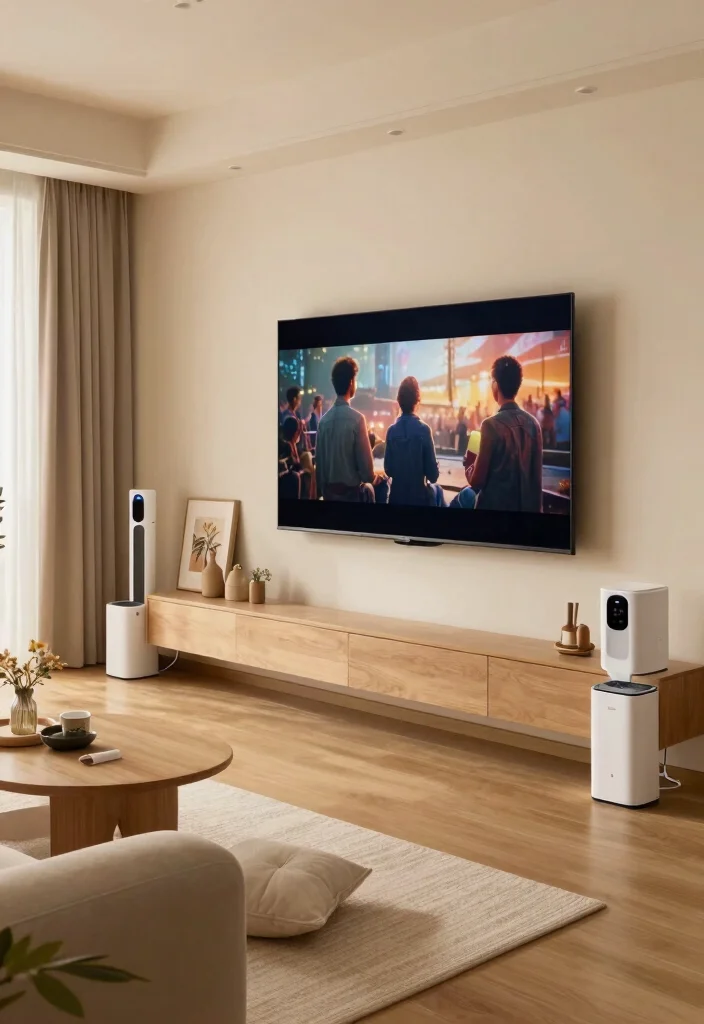 30 Air Bnb Ideas Decor Living Room Tips for a Cozy Guest Ready Space - 27. Embrace Technology 1