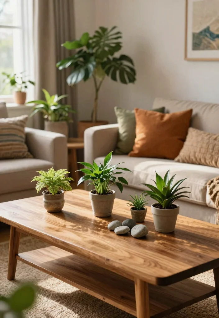 30 Air Bnb Ideas Decor Living Room Tips for a Cozy Guest Ready Space - 7. Incorporate Natural Elements 1