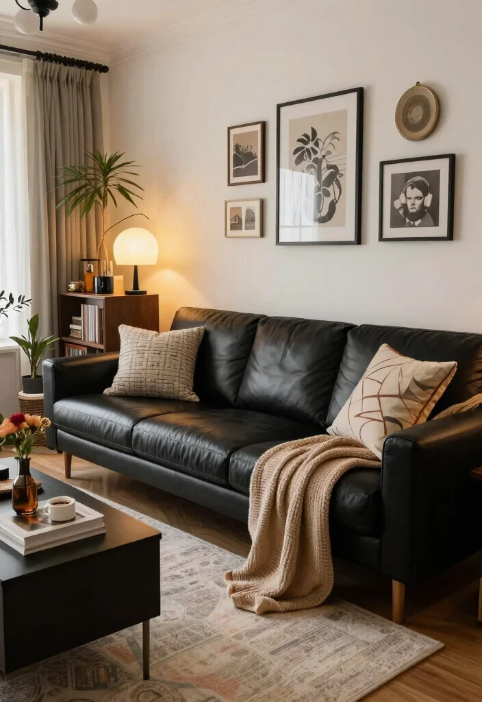 30 Black Leather Couch Living Room Decor Ideas for a Modern Home - Conclusion 1