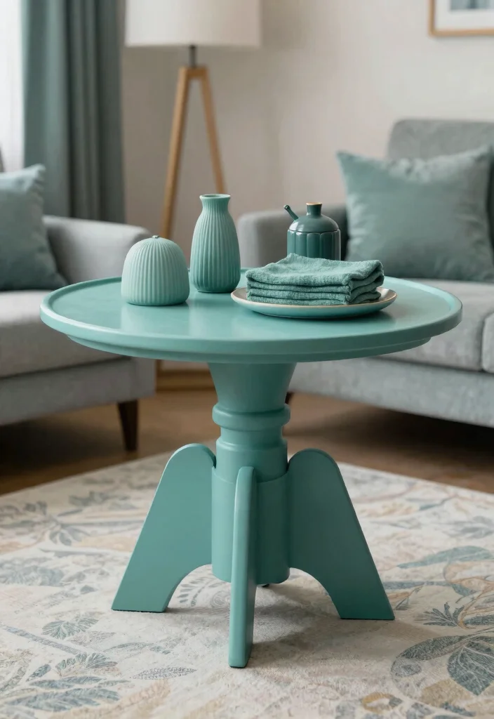 30 Centre Table Decor Living Room Ideas for a Beautiful Styled Setup - 27. Uniform Color Palette 1