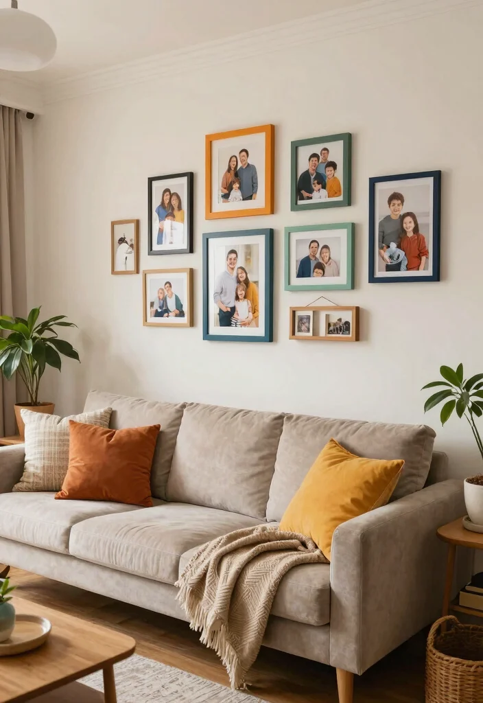 30 Colourful Living Room Decor Ideas for a Fun Modern Space - 24. Personalized Touches 1