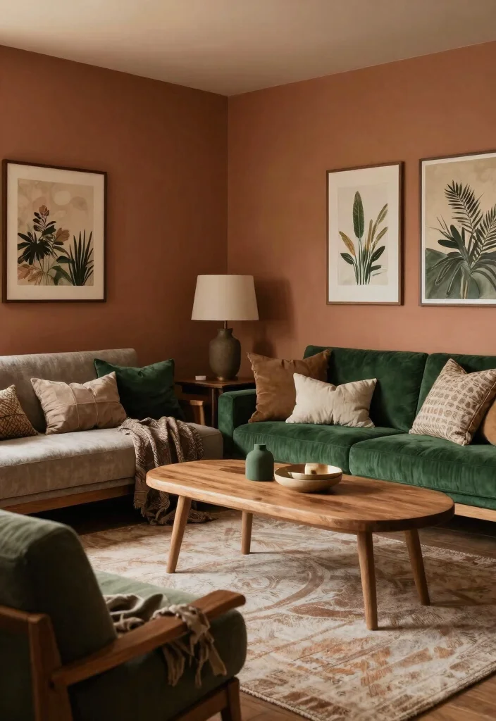 30 Dream House Decor Living Room Ideas for a Luxury Cozy Space - 2. Earthy Color Palette 1