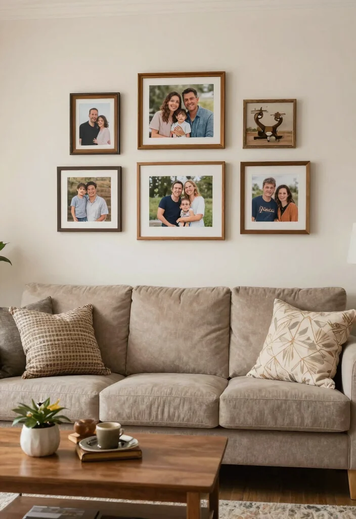 30 Dream House Decor Living Room Ideas for a Luxury Cozy Space - 21. Personal Touches 1