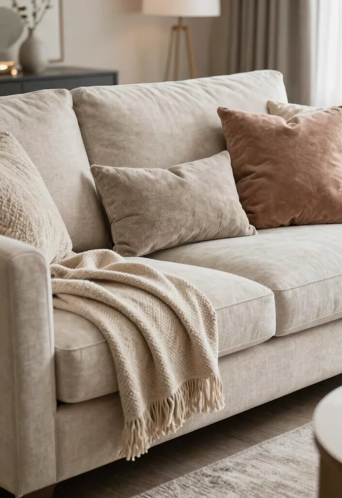 30 Dream House Decor Living Room Ideas for a Luxury Cozy Space - 29. Soft Upholstery 1